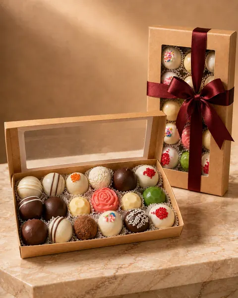 Caja de 18 de trufas y bombones Solaté